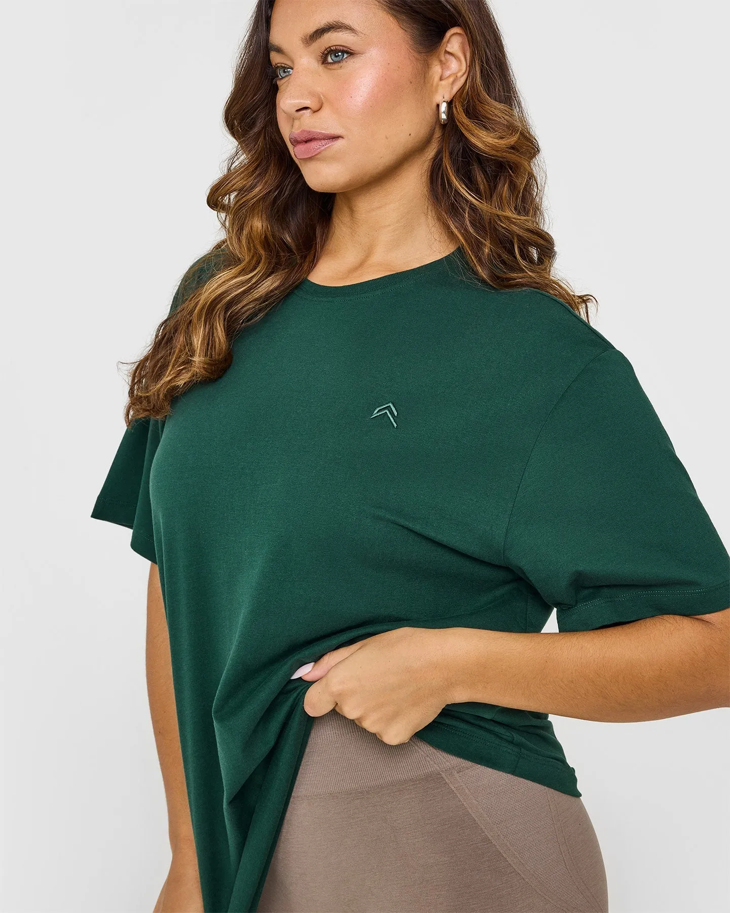 Classic Oversized Lightweight T-Shirt | Racing Green