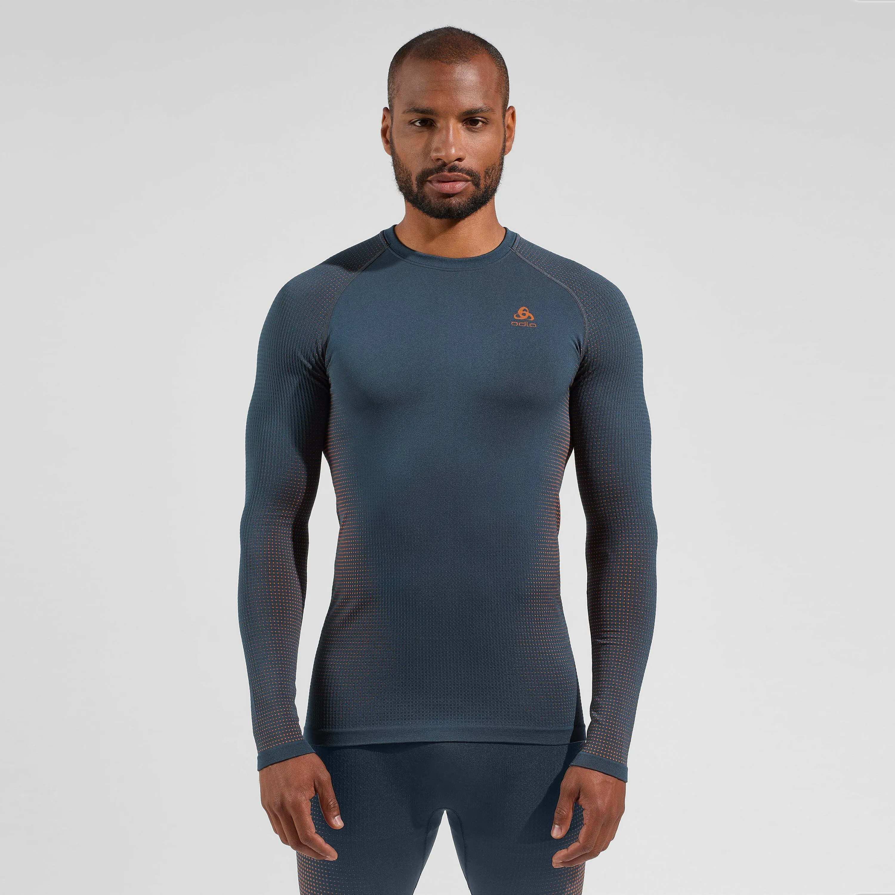 Couche de Base Odlo Crew Neck Performance Warm Eco Top Hommes