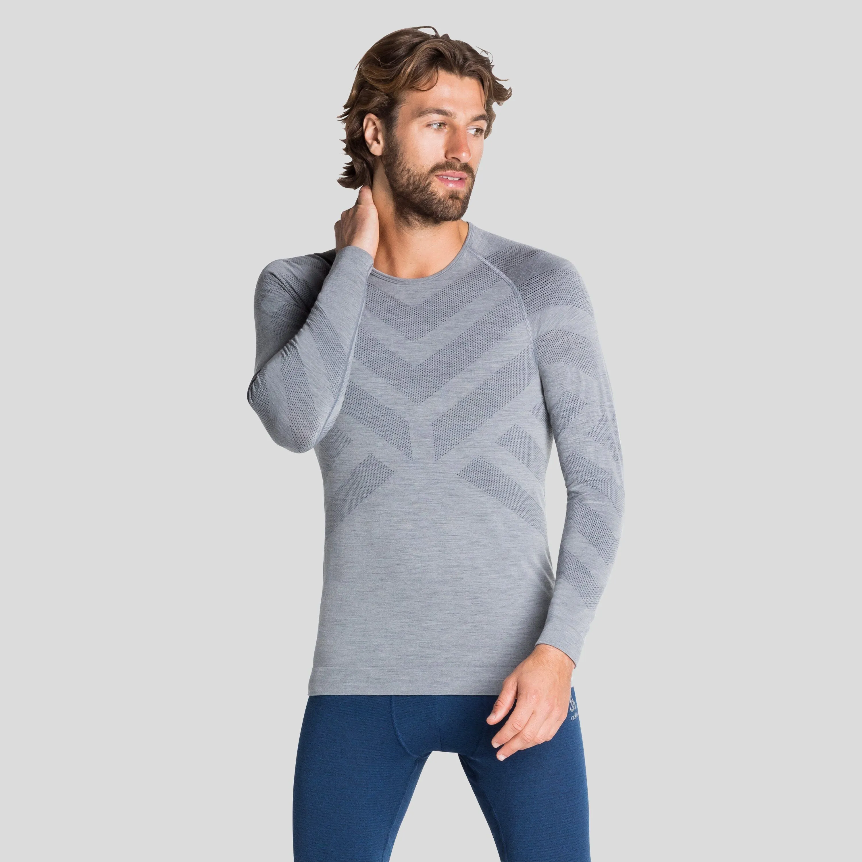 Couche de Base Odlo Performance Wool Warm Top Hommes