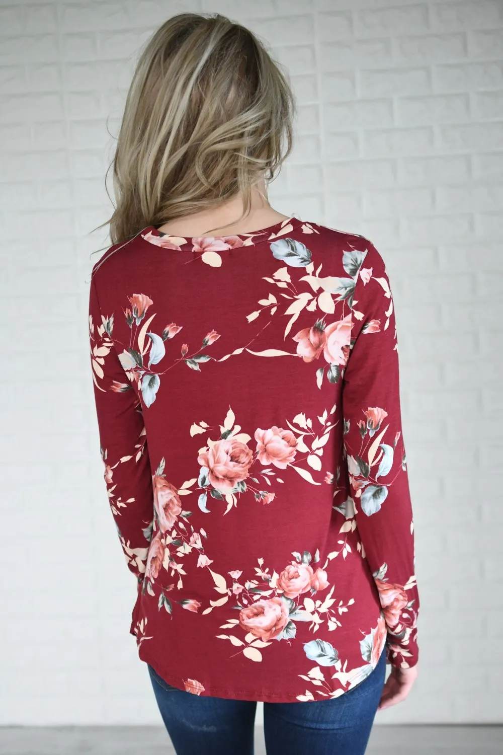 Don't You Remember Floral Top