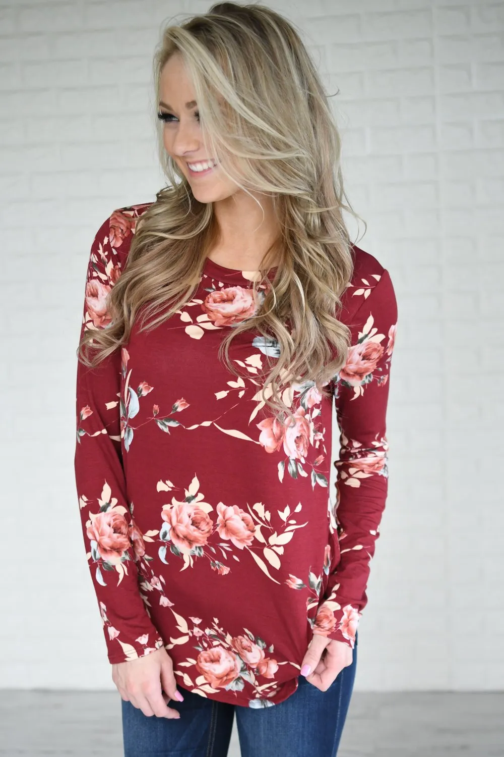 Don't You Remember Floral Top