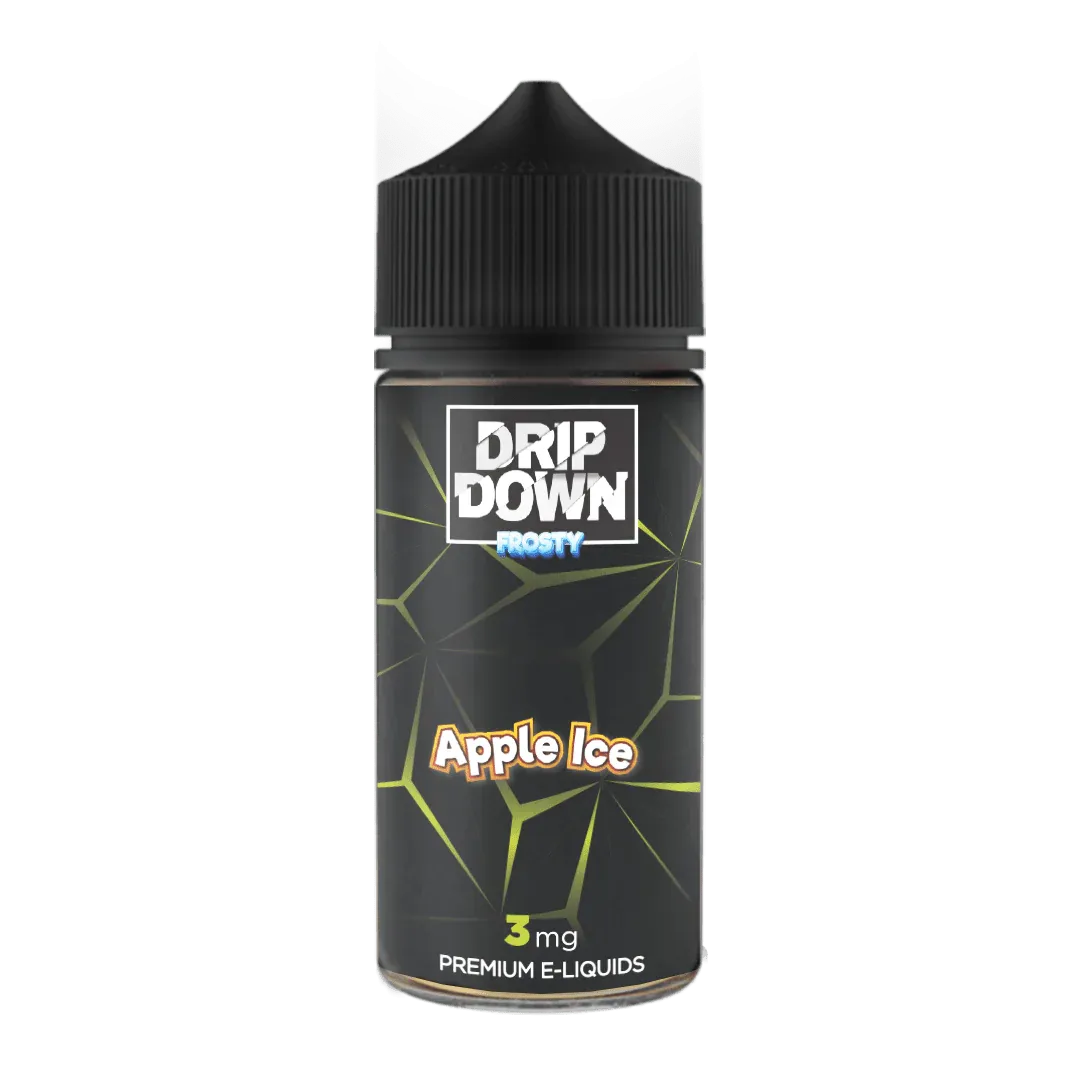 DRIP DOWN FROSTY APPLE ICE 100ML 03MG