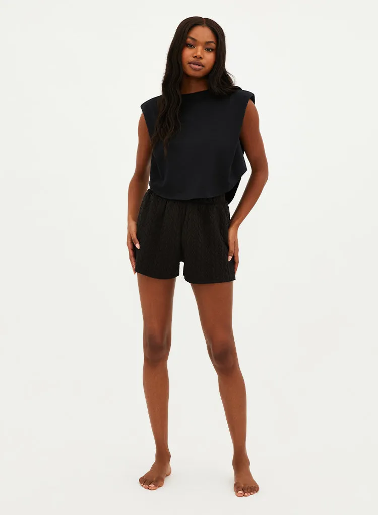 DUNES MUSCLE CROP TOP TEE