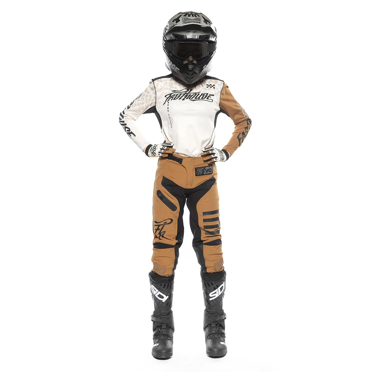 Elrod Stay Golden Girl's Pant - Chalk/Camel