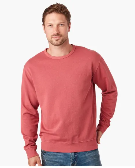 Fair Harbor The Saltaire Crewneck- Faded Red