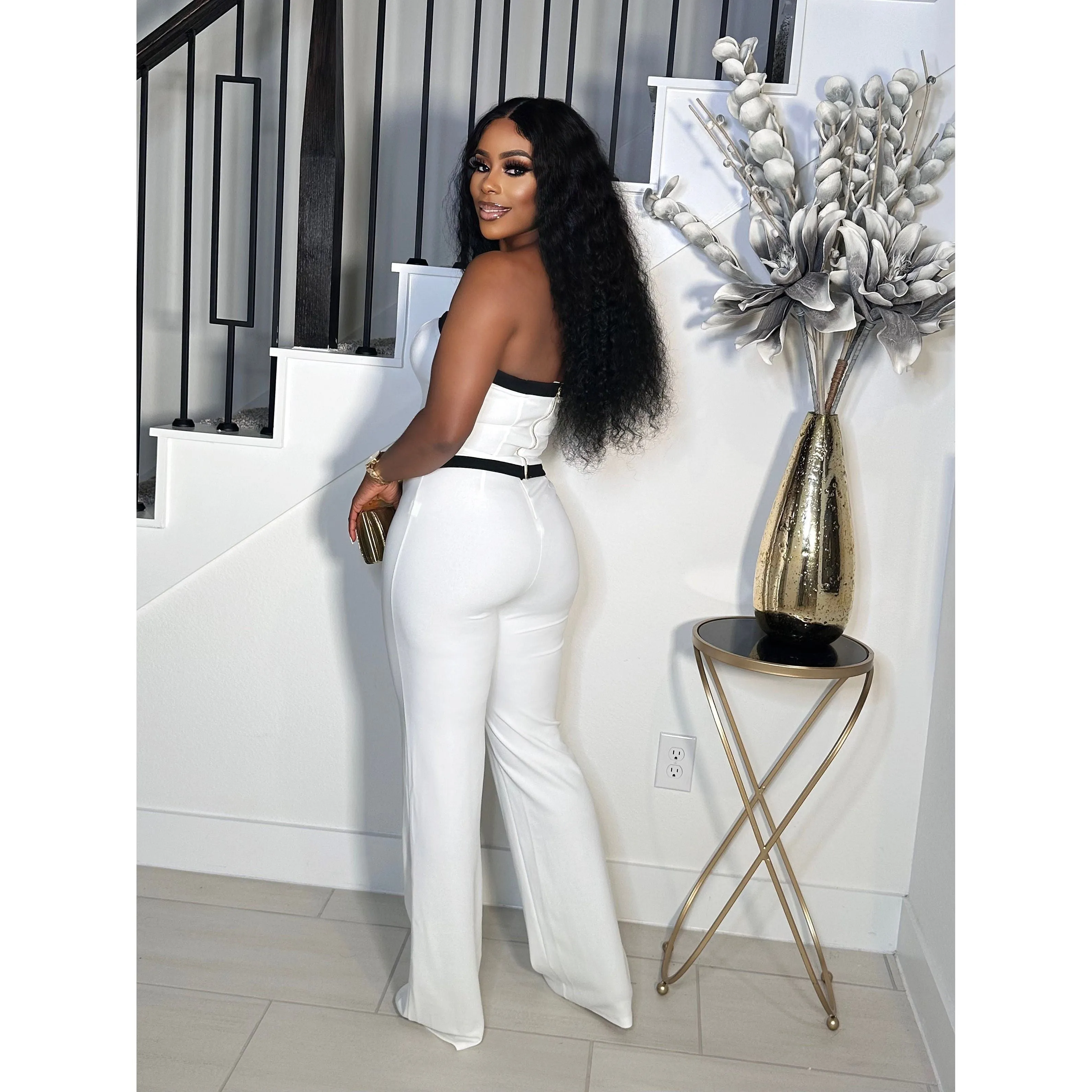 FANCY TREATMENT ONLY PANTS SET