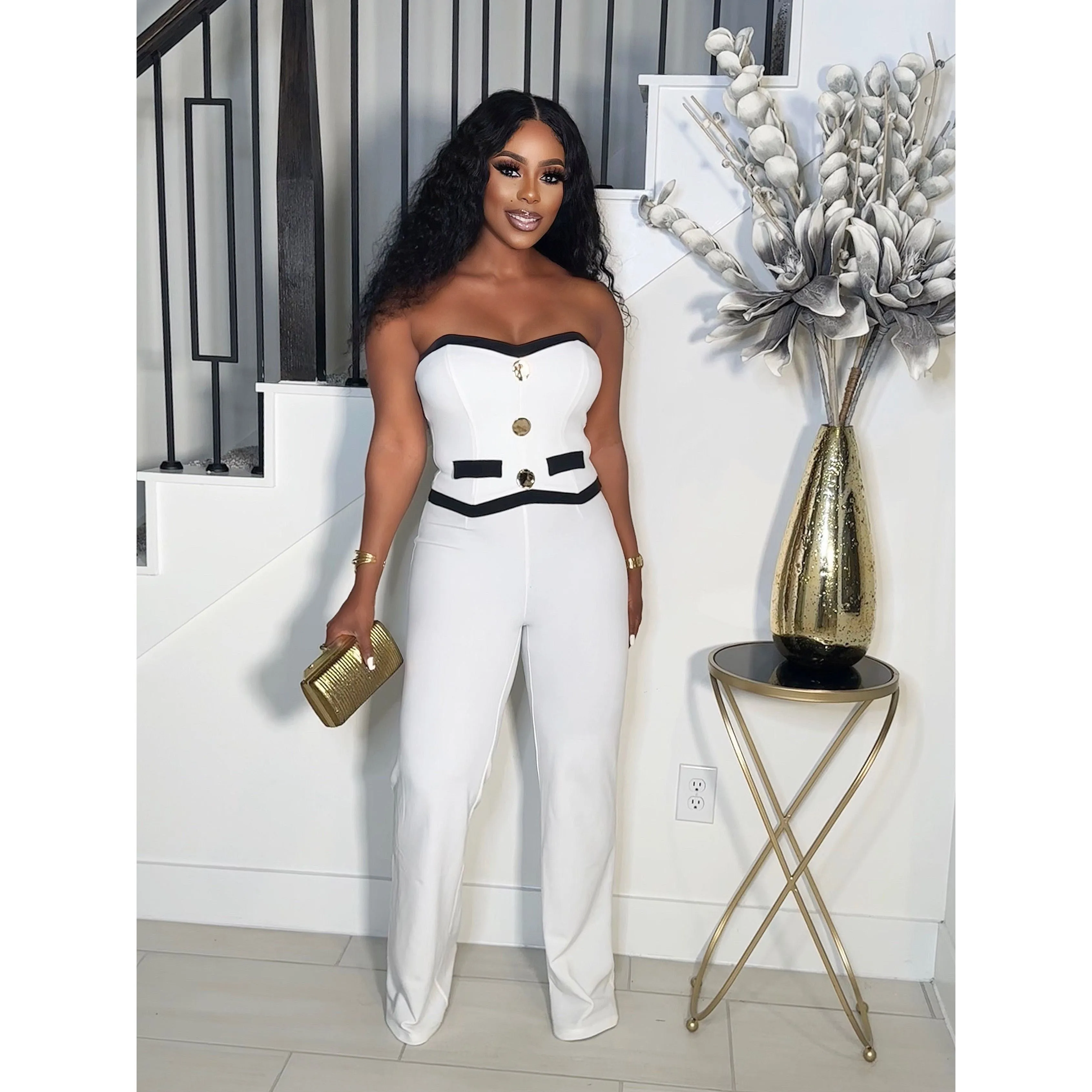 FANCY TREATMENT ONLY PANTS SET