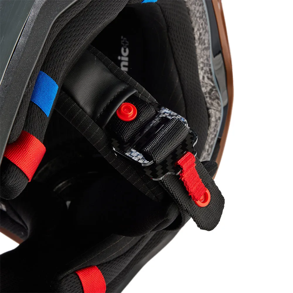 FOX V3 RS CARBON SOLID HELMET MIPS CE [DARK SHADOW]