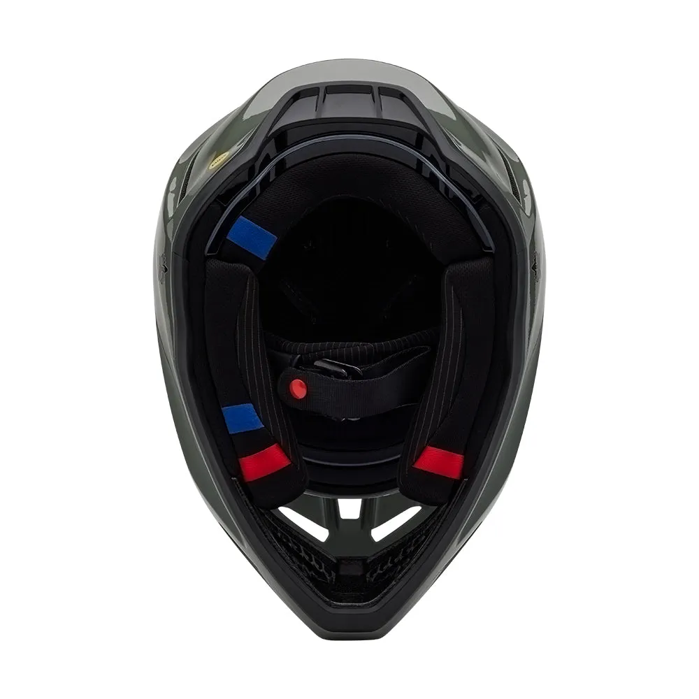 FOX V3 RS CARBON SOLID HELMET MIPS CE [DARK STONE]