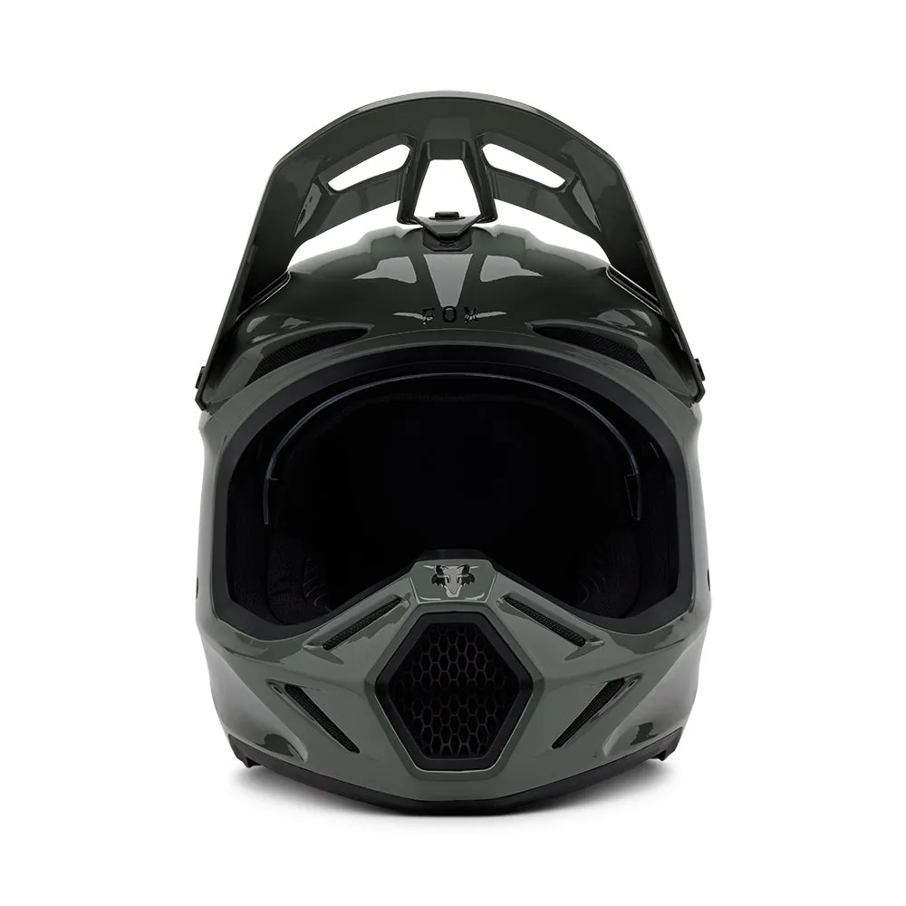 FOX V3 RS CARBON SOLID HELMET MIPS CE [DARK STONE]