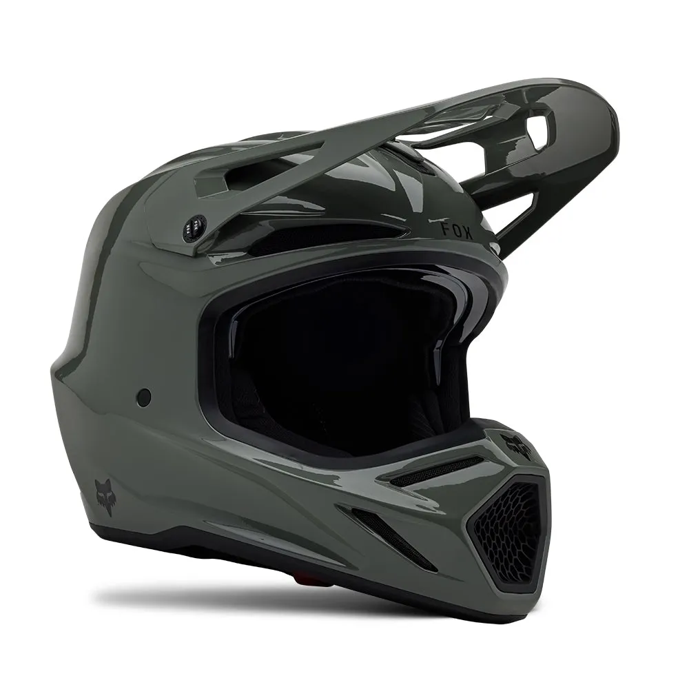 FOX V3 RS CARBON SOLID HELMET MIPS CE [DARK STONE]