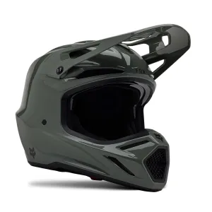 FOX V3 RS CARBON SOLID HELMET MIPS CE [DARK STONE]