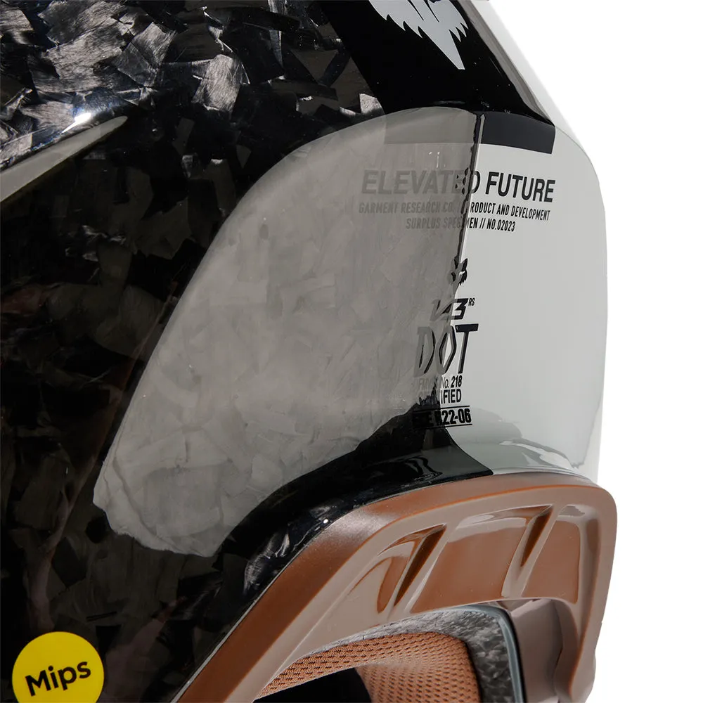 FOX V3 RS OPTICAL HELMET MIPS CE [STEEL GREY]