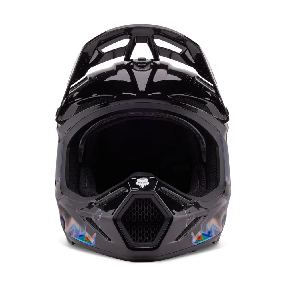 FOX V3 RS SCANS LE HELMET MIPS [WHITE/BLACK]