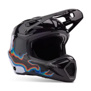 FOX V3 RS SCANS LE HELMET MIPS [WHITE/BLACK]