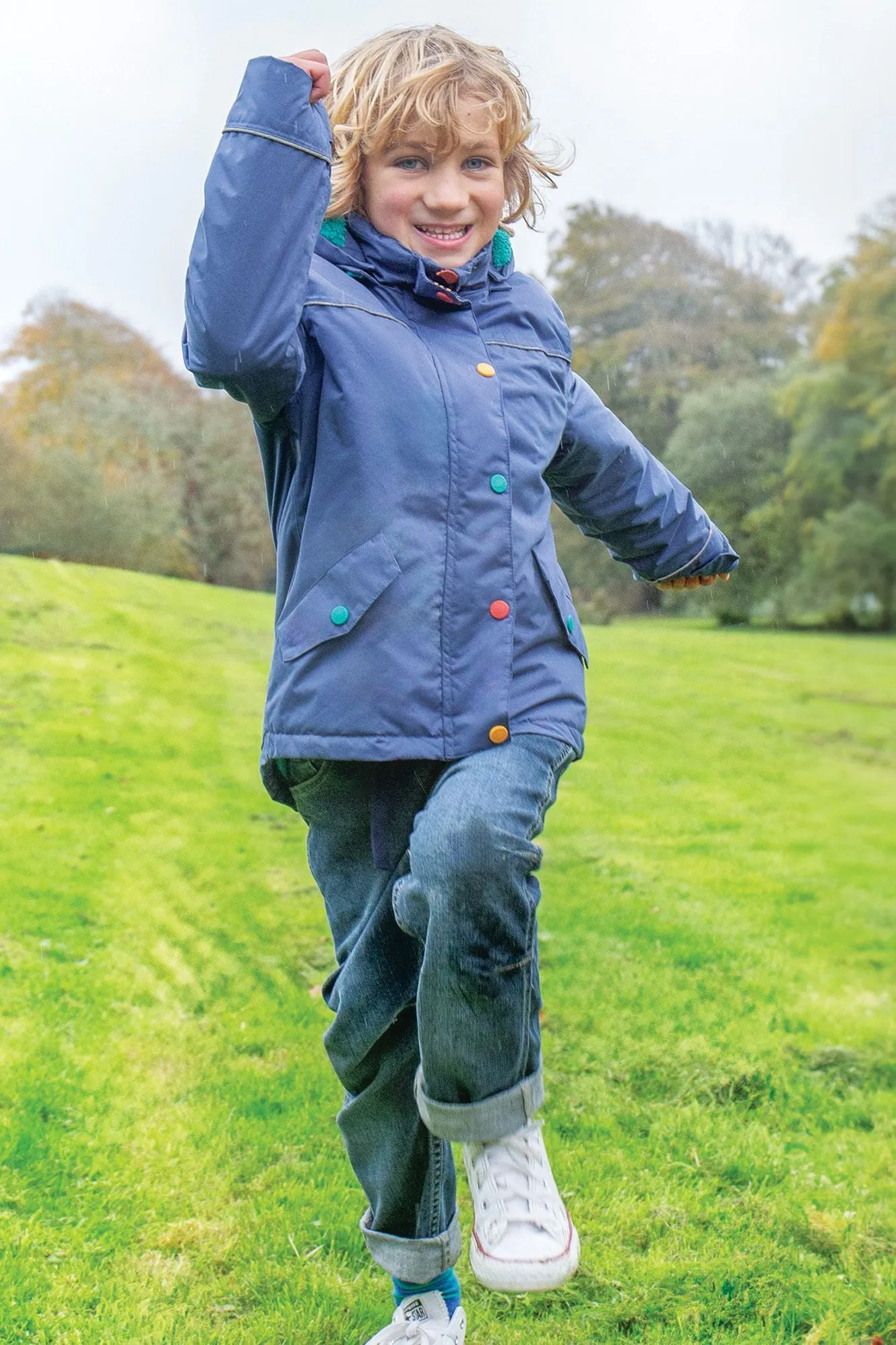Frugi 3 In 1 Rambler Coat 500044A4bsnb Blue