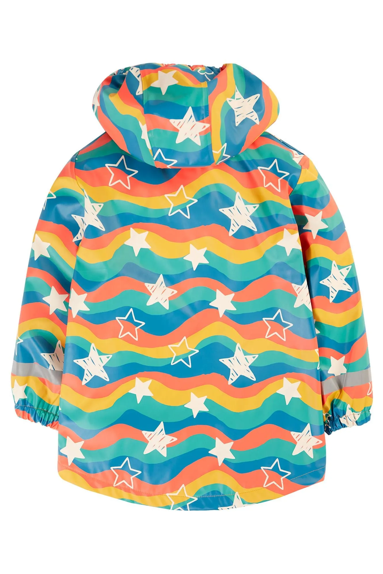 Frugi Puddle Buster Raincoat 500050A4wvst Wavy Stars
