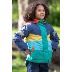 Frugi Snow And Ski Jacket 500034A4igcb Colourblock