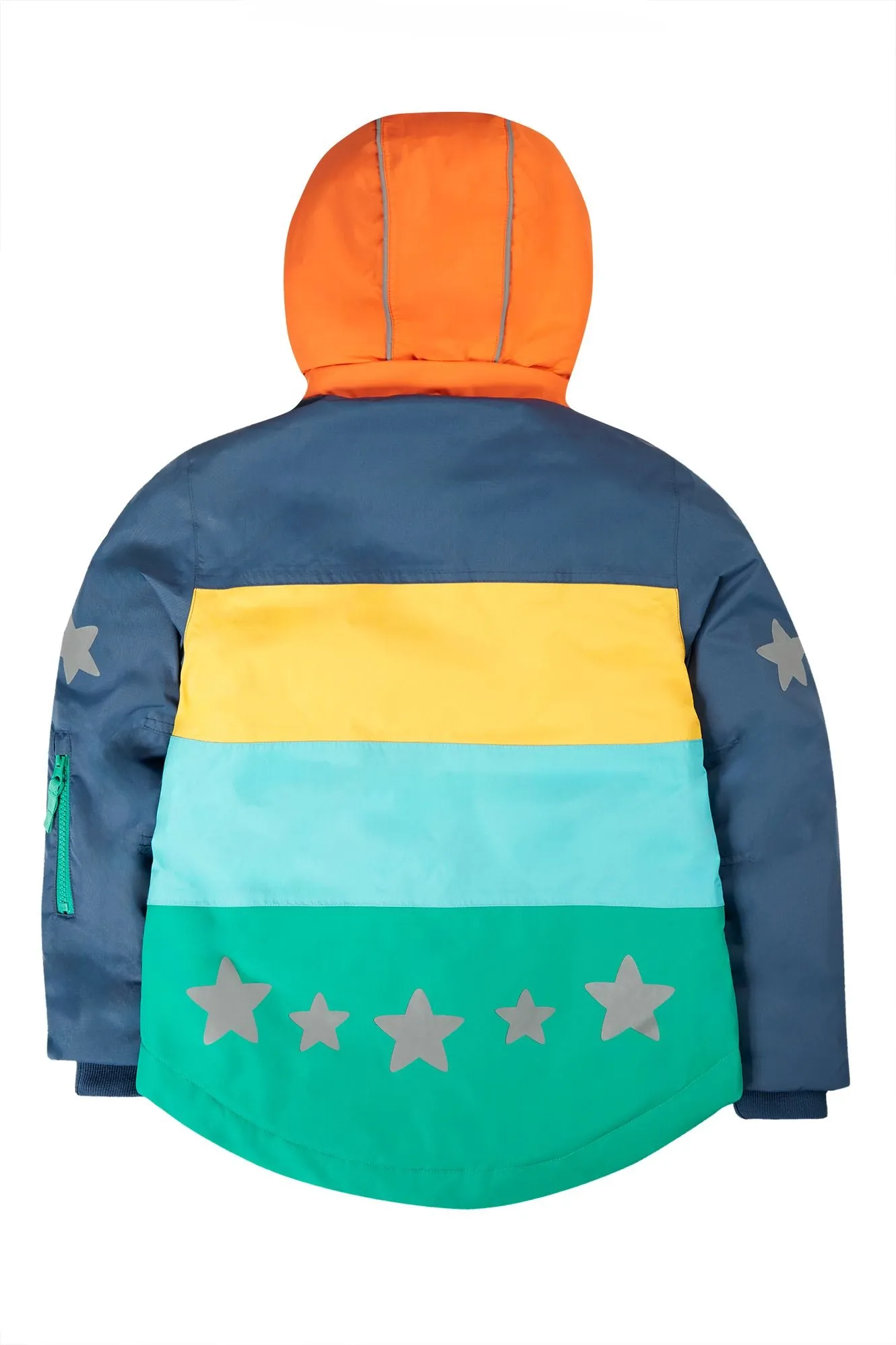 Frugi Snow And Ski Jacket 500034A4igcb Colourblock