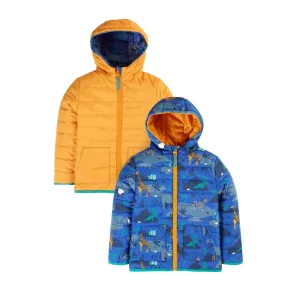 Frugi Toasty Trail Reversible Jacket 500041A4sfca Safari Camo