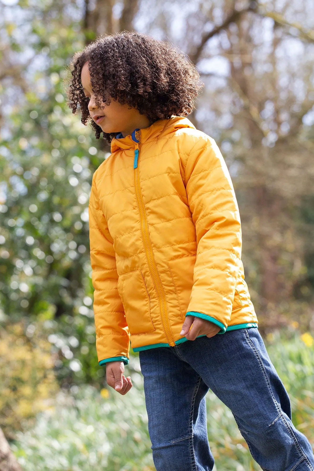 Frugi Toasty Trail Reversible Jacket 500041A4sfca Safari Camo