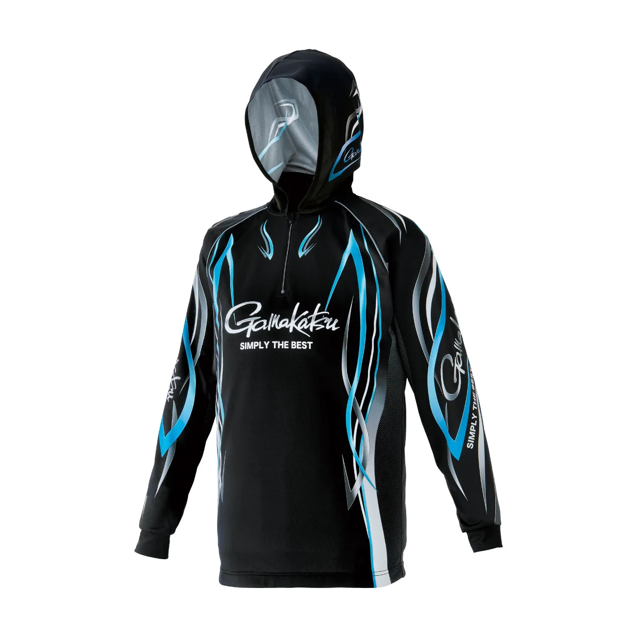 Gamakatsu 2WAY Print Zip Long Sleeve Hoodie GM3736