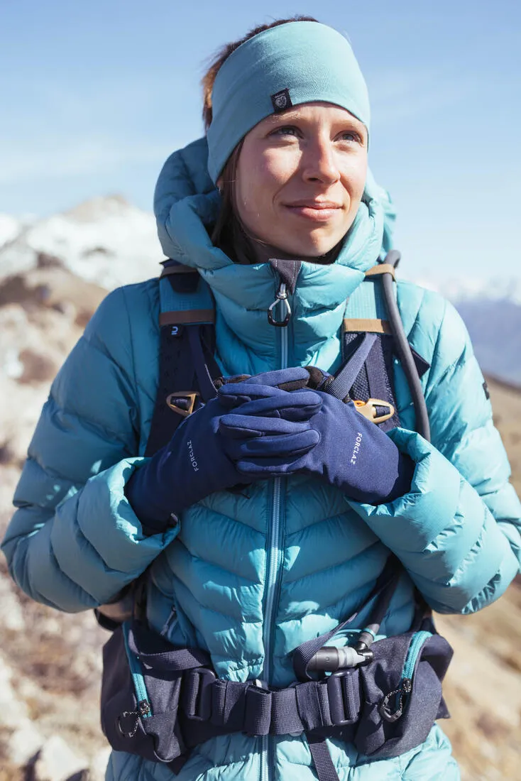 Gants tactiles et stretch de trekking montagne - MT500 marine - adulte