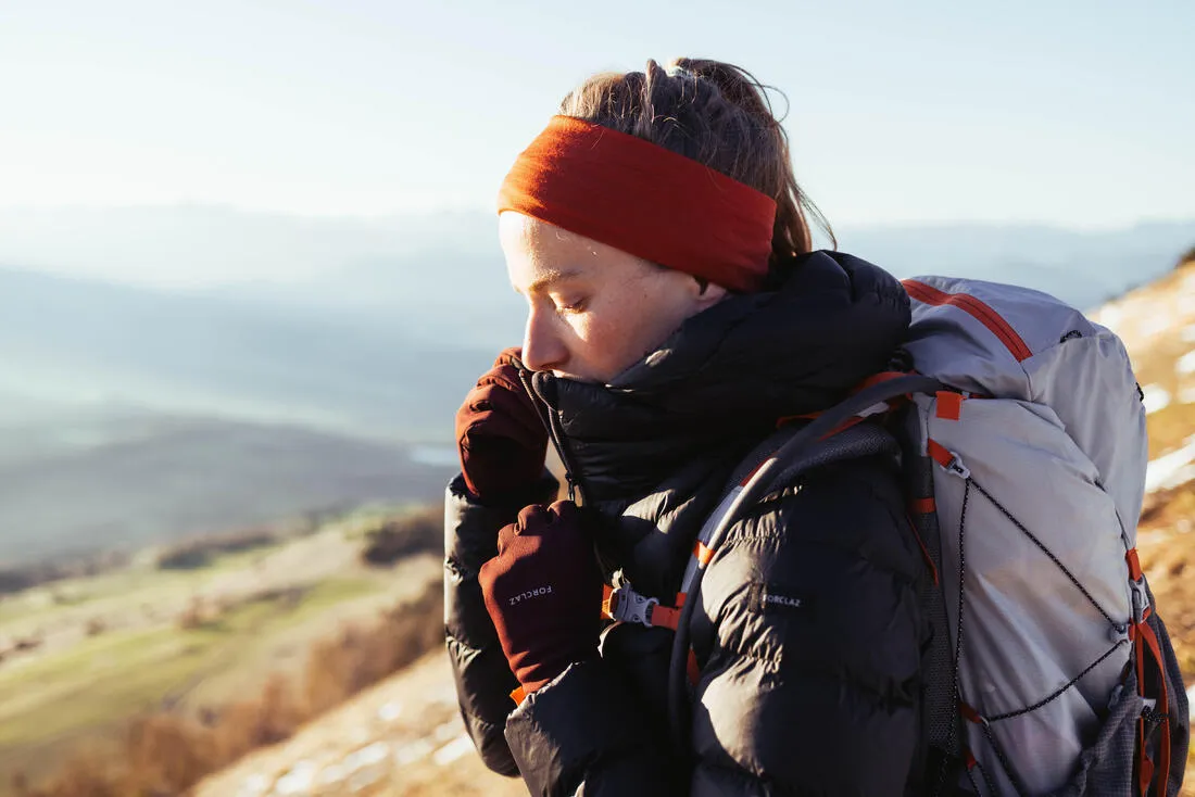 Gants tactiles et stretch de trekking montagne - MT500 marine - adulte