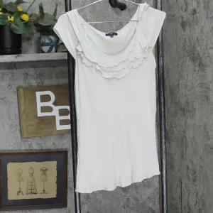 Gap Womens Viscose Woven Unlined Lightweight Blouse 1678e5246d1474 Light Gray M
