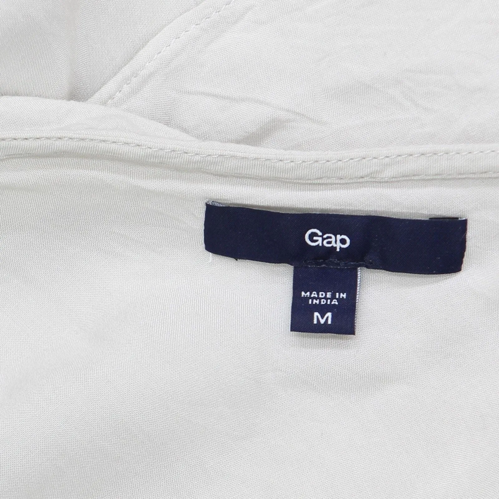 Gap Womens Viscose Woven Unlined Lightweight Blouse 1678e5246d1474 Light Gray M