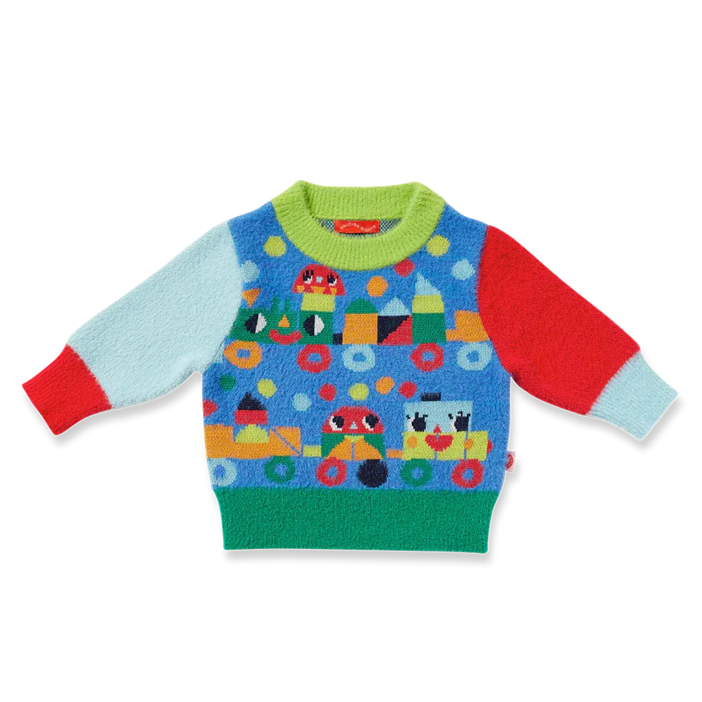 HALCYON NIGHTS RAINBOW EXPRESS KNIT JUMPER