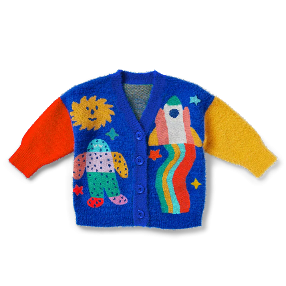 HALCYON NIGHTS ROCKET RIDE KNIT CARDIGAN
