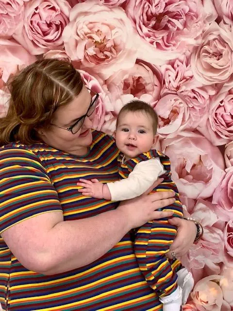 Hazel Stripe Breastfeeding Top