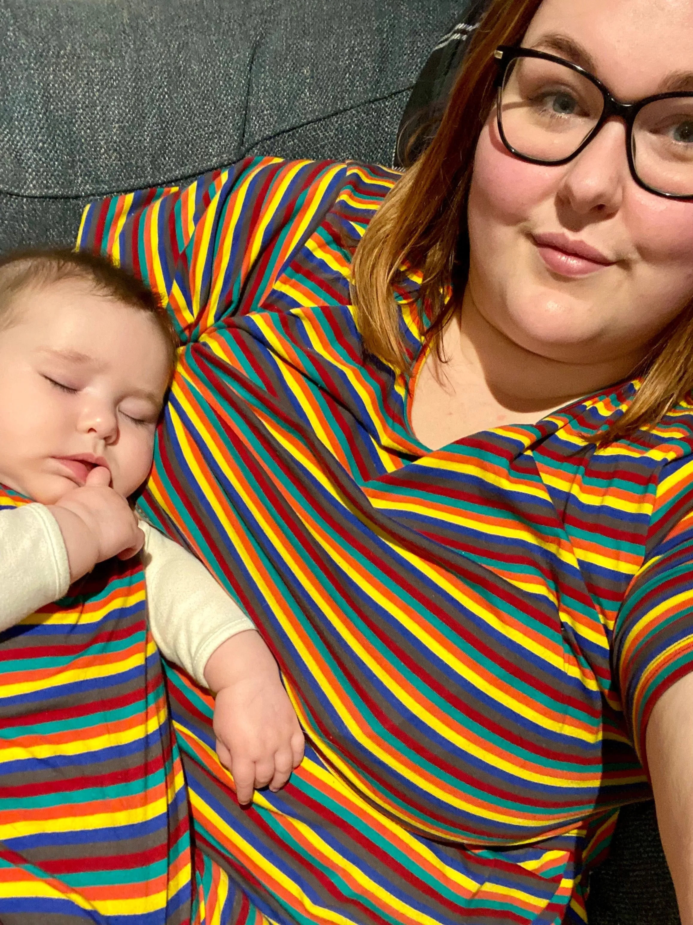 Hazel Stripe Breastfeeding Top