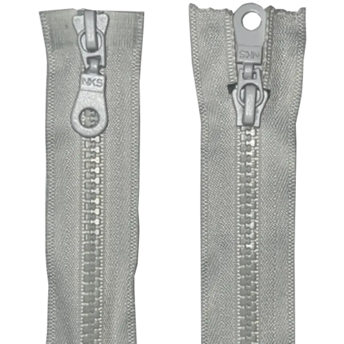 Heavy Duty Moulded Plastic Chunky 2 Way Zip 24" (61cm)