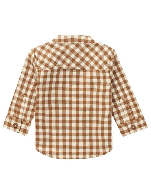HELSINKI SHIRT - CARAMEL BROWN