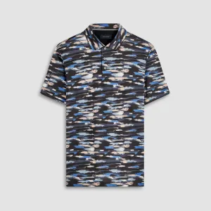 Hendrix Abstract Print Polo