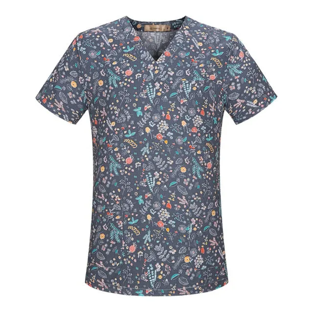 Hospital Nursing Scrub Tops for Women