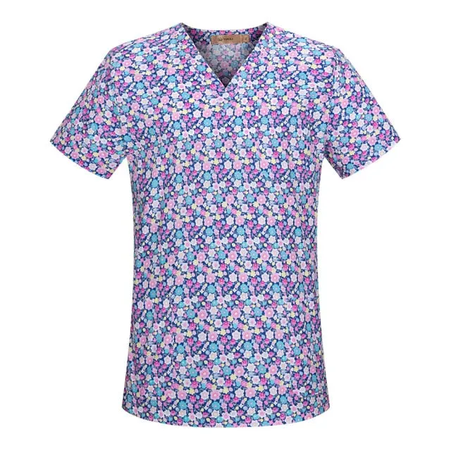 Hospital Nursing Scrub Tops for Women