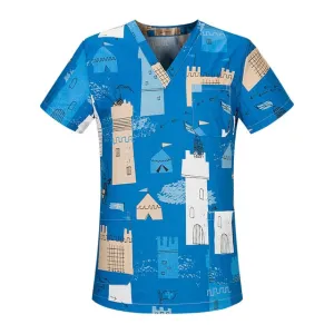 Hospital Nursing Scrub Tops for Women