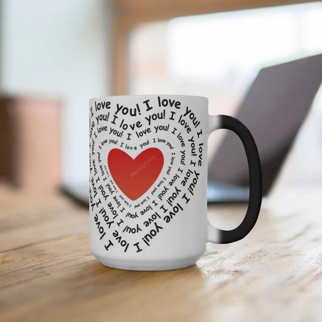 I Love you Color Changing Mug