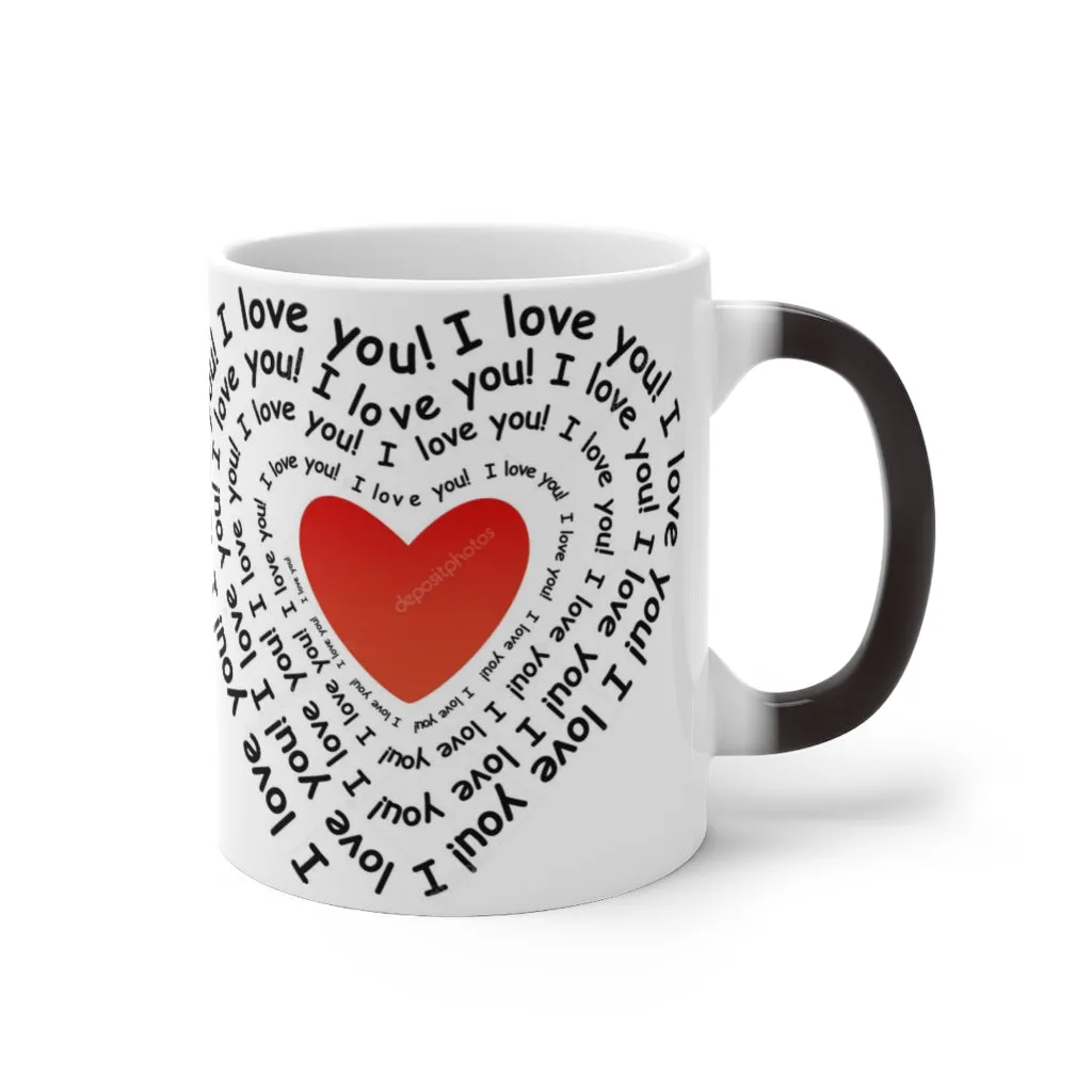 I Love you Color Changing Mug