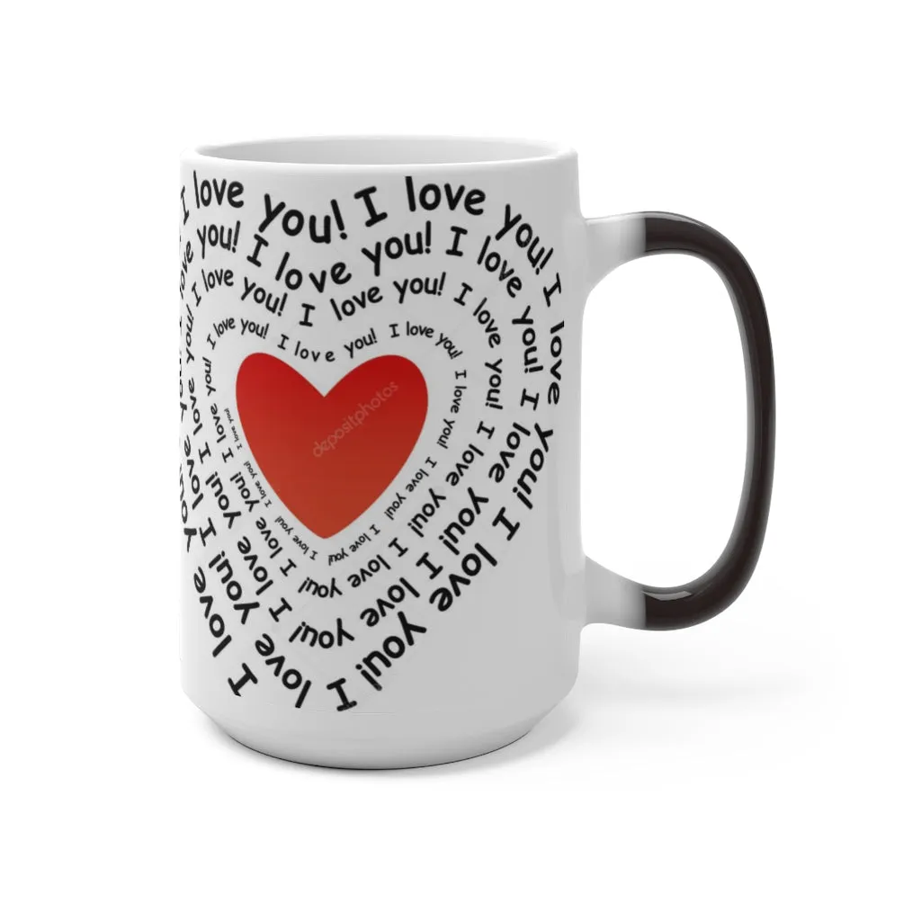 I Love you Color Changing Mug