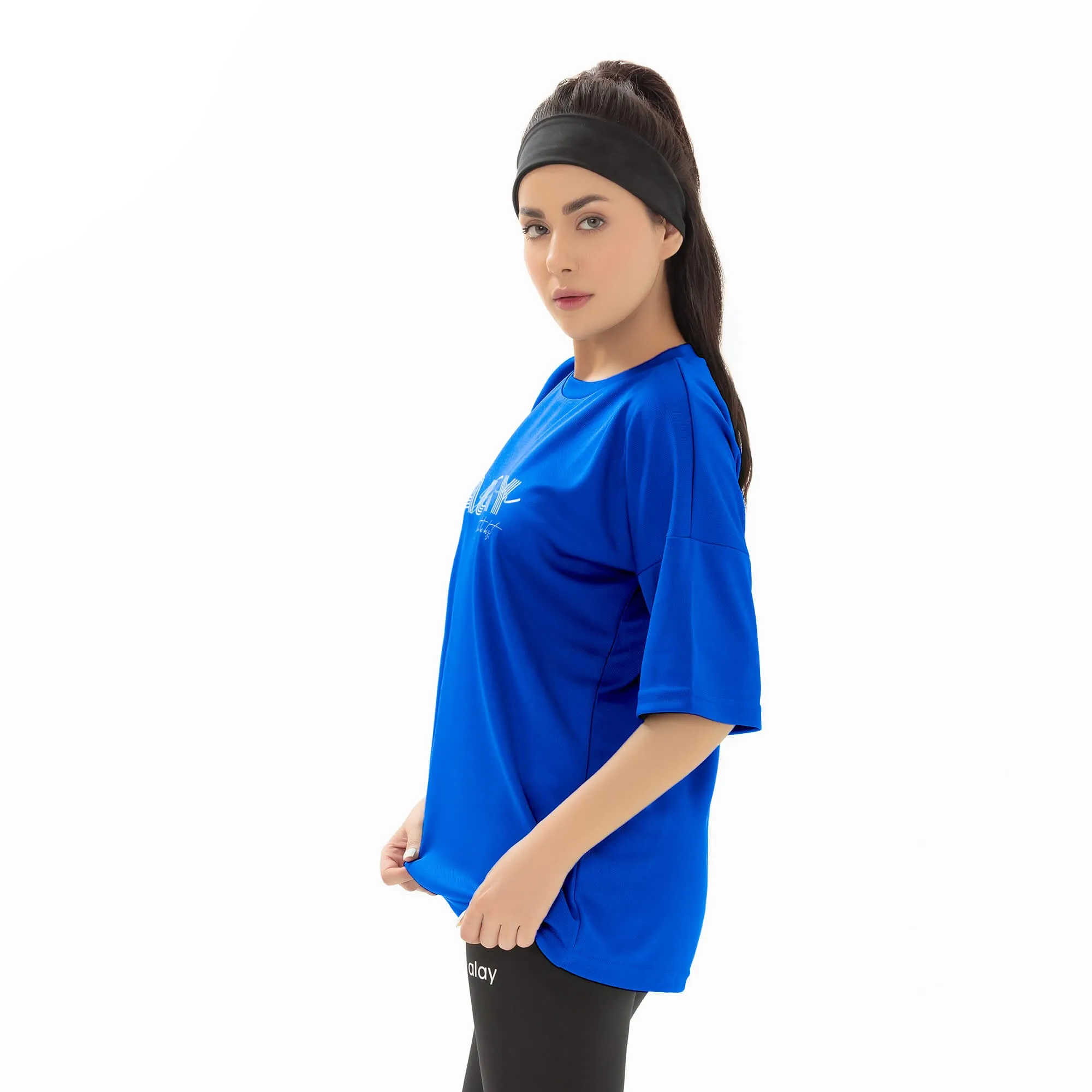 Infinity Oversize Tee - Blue