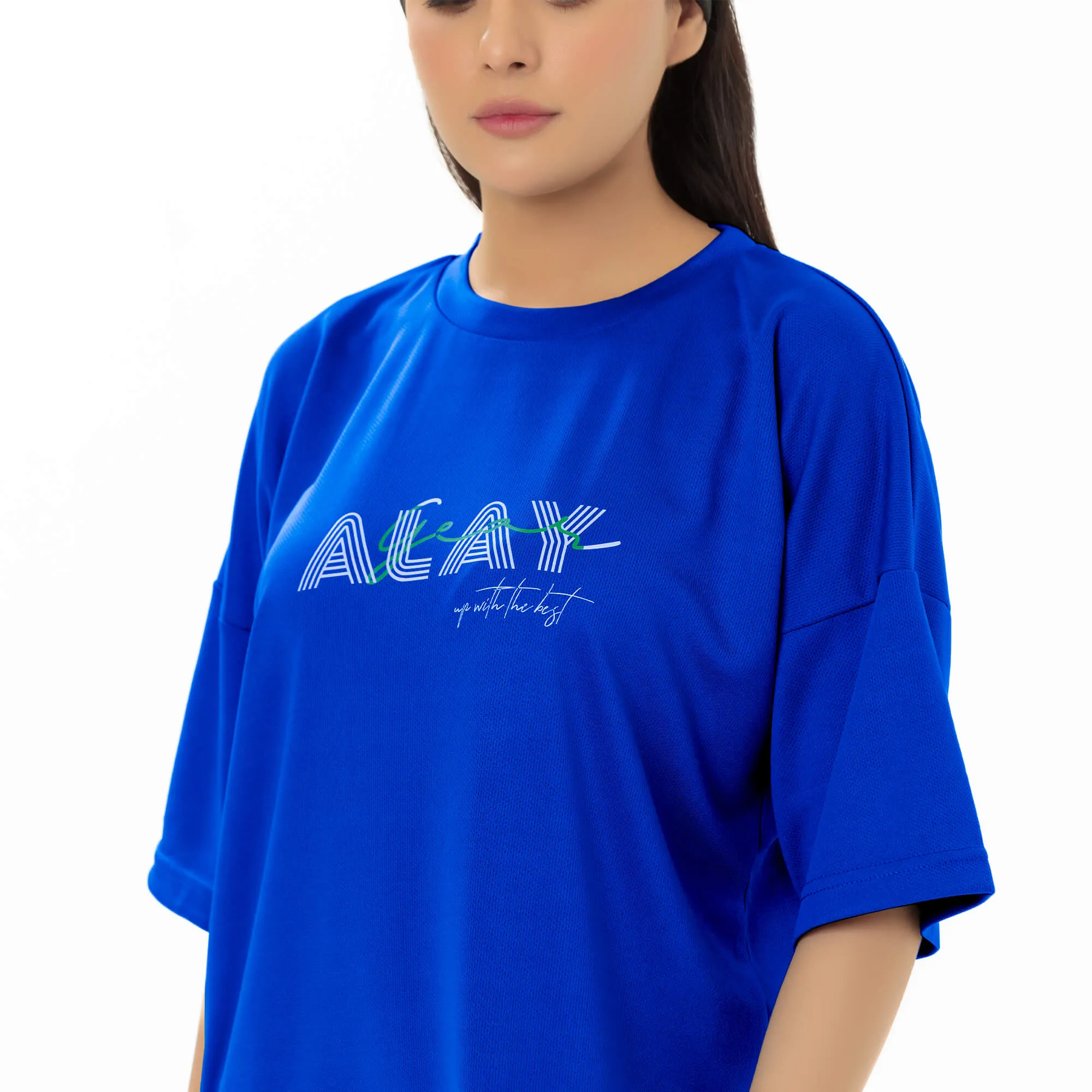 Infinity Oversize Tee - Blue