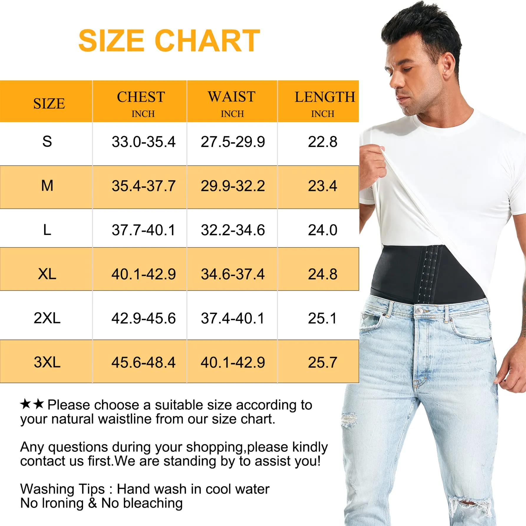 Junlan Men Slimming Abdomen Compression Tank Top
