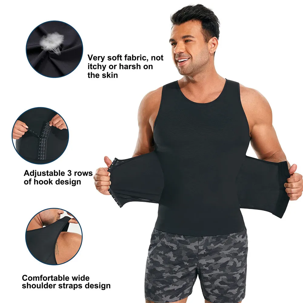 Junlan Men Slimming Abdomen Compression Tank Top