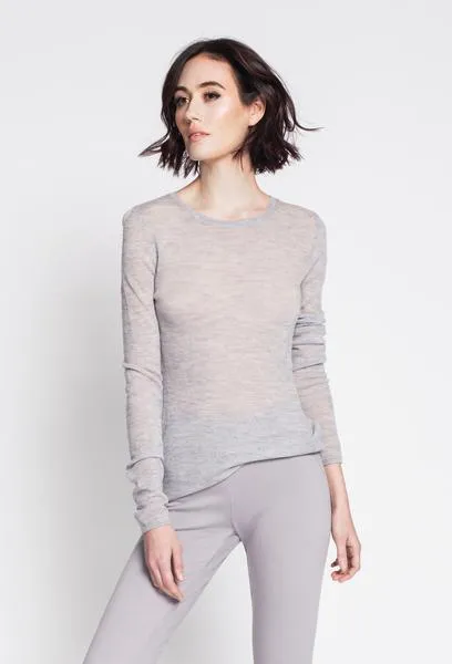 Juno Long Sleeve Tissue Knit Sweater