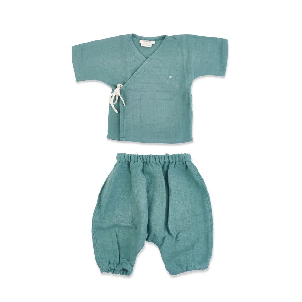 Kimono Set - Silver Sage