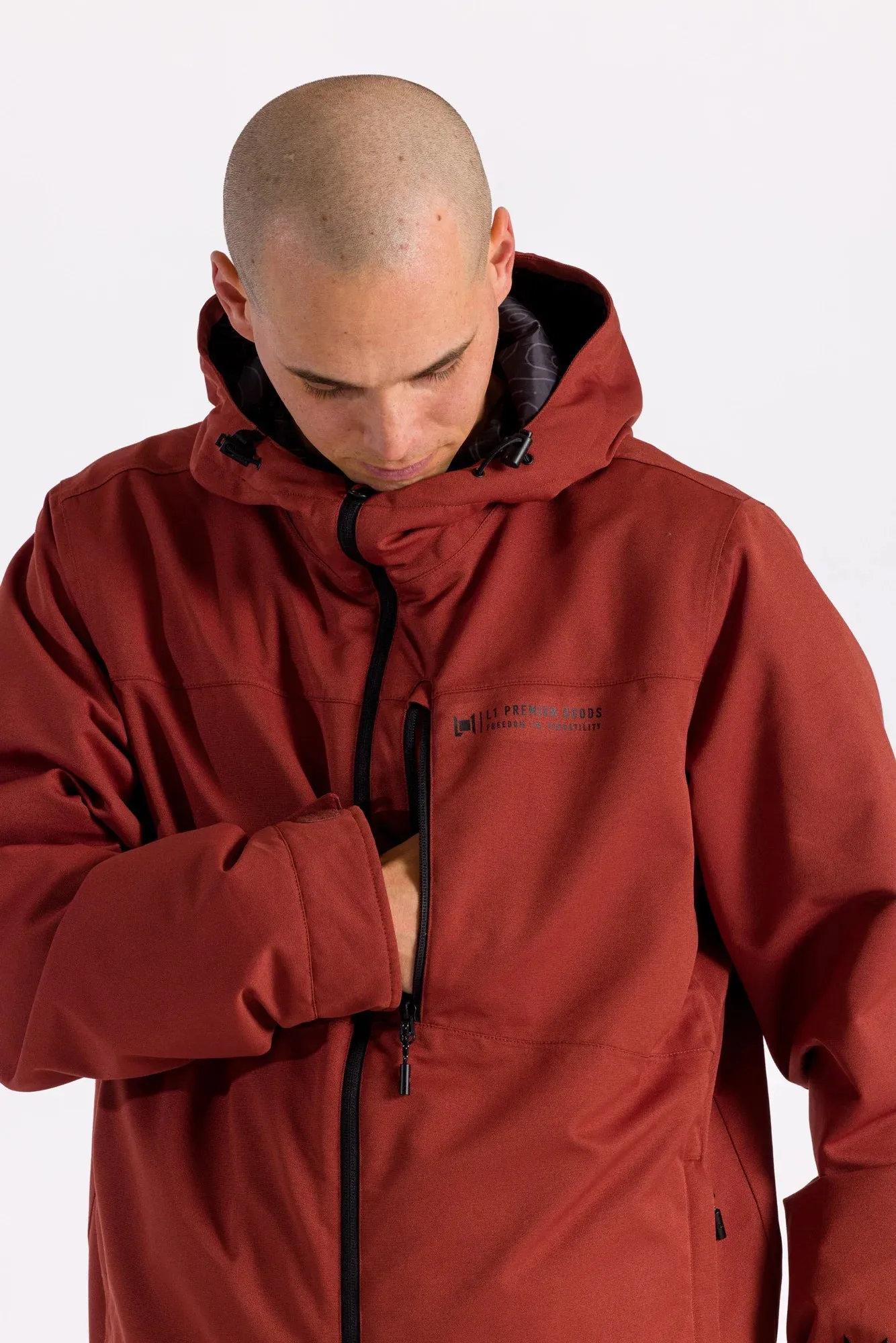 L1 Hasting Mens Jacket Rust